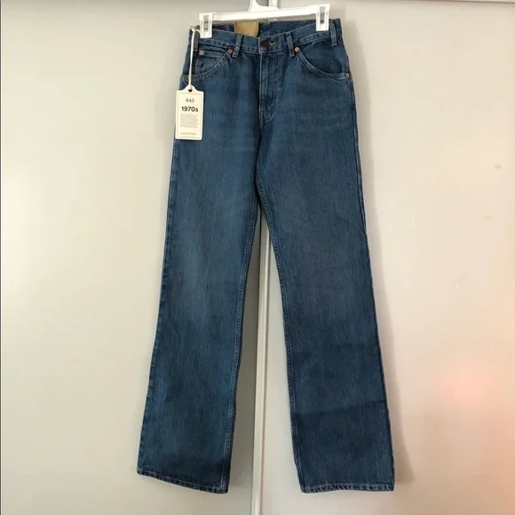 Levi’s Vintage 1970s 645 Denim Jeans Women’s Size 26. High Rise Flare